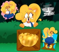 3barts big_ass big_breasts coco_bandicoot crash_(series) english_text wide_hips