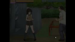 age_difference animated buchikome_high_kick clothes_lift cum cum_in_mouth cum_in_pussy cum_inside gameplay_mechanics groping molestation school_uniform stripped tagme video