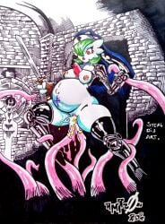 amazonrider bikini_armor clitoris creampie cross dungeon game_freak gardevoir green_hair holding_object holding_weapon medieval_armour medieval_clothing medium_breasts nun nun's_habit nun_outfit outie_navel pink_nipples pokemon pregnant pregnant_belly pregnant_female pregnant_sex red_eyes semen semen_in_vagina sword tentacle tentacle_penetration tentacle_rape tentacle_sex traditional_art traditional_media_(artwork) white_body womb_tattoo