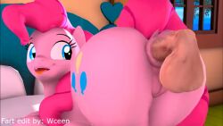 3d anal animated bestiality disembodied_penis fan_edit fart fart_fetish farting farting_on_dick friendship_is_magic godoffury horse mp4 my_little_pony pinkie_pie_(mlp) puffy_anus queef sound sound_edit tagme video