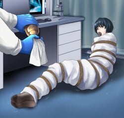 1girls bondage gag gagged persona persona_5 tae_takemi yanx5