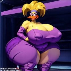 1girls 4k ai_generated ass bbw breasts duck female highres huge_ass huge_breasts hyper hyper_ass massive_ass massive_breasts massive_thighs matronai_(artist) mighty_ducks obese overweight overweight_female patreon patreon_username pinup solo solo_female solo_focus ssbbw stable_diffusion tanya_vanderflock thick thick_legs thick_thighs thighs twitter_username