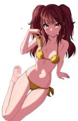 atlus bikini female female_only kujikawa_rise looking_at_viewer persona persona_4 solo swimsuit twintails x_xith_x