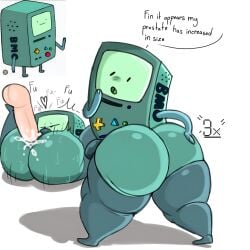 2024 adventure_time anal anal_penetration anal_sex bmo cum cum_in_ass cum_inside cum_on_ass gay gay_anal gay_sex grabbing grabbing_ass grabbing_own_ass groan japansadface looking_at_ass male male/male male_only non-human penetration toony