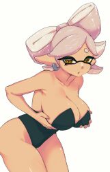 big_breasts breasts female female_only huge_breasts looking_at_viewer marie_(splatoon) nintendo pointy_ears solo splatoon splatoon_(series) ssbsn