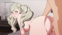 1boy 1girls all_fours anal anal_penetration anal_sex animated ann_takamaki anus artist_name ass ass_focus ass_jiggle ass_waves balls bedroom big_ass big_breasts big_penis blonde_hair blue_eyes blush bouncing_ass breasts bubble_butt butt cute dat_anus dat_ass deep_penetration doggy_style enjoying female from_behind from_behind_position hand_on_hip jiggle looking_at_viewer looking_back ludinsketches male/female megami_tensei no_sound nude on_bed penetration persona persona_5 petite preview pussy sex sex_from_behind short_playtime slim straight tagme teenager thrusting thrusting_hard thrusting_into_ass twintails uncensored unseen_male_face video