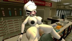 big_breasts five_nights_at_freddy's fredina's_nightclub marie_(cally3d) marionette_(fnaf) oxxo puppet_(fnaf) spenic straight