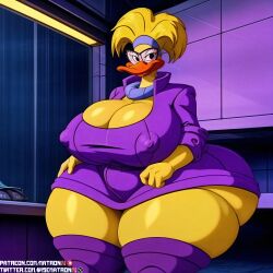 1girls 4k ai_generated ass bbw breasts duck female female highres huge_ass huge_breasts hyper hyper_ass massive_ass massive_breasts massive_thighs matronai_(artist) mighty_ducks obese overweight overweight_female patreon patreon_username pinup solo solo_female solo_focus ssbbw stable_diffusion tanya_vanderflock thick thick_legs thick_thighs thighhighs thighs twitter_username