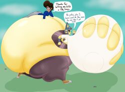 ankha_simpson_(user3345) big_ass big_breasts breasts bubble_butt furry huge_ass huge_breasts justin_(user3345) thick_thighs user3345 wide_hips