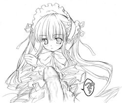 censored monochrome penis rozen_maiden shinku