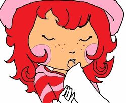 animated clothing gif oral_sex strawberry_shortcake strawberry_shortcake_(2003) tagme