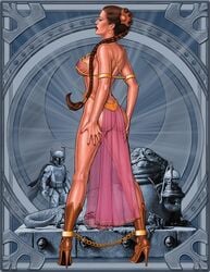 anus ass boba_fett dat_ass hutt jabba_the_hutt kowakian_monkey-lizard large_breasts lingerie loincloth mandalorian metal_bikini paul_jaworski princess_leia_organa return_of_the_jedi salacious_crumb slave_leia star_wars