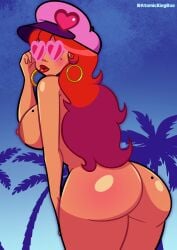 1girls 2026 2d 2d_(artwork) 2d_artwork artist_name ass ass_focus atomickingboo beach big_ass big_breasts blush blush_face blushed_face blushing blushing_at_viewer blushing_female breasts cap coconut_tree completely_nude completely_nude_female digital_media_(artwork) ear_piercing ear_ring earring earrings face_mole female female_only hat heart heart-shaped_eyewear heart-shaped_sunglasses heart_symbol hearts hoop_ear_ring hoop_earring hoop_earrings hoop_earrings_oversized mole mole_on_ass mole_on_breast mole_under_eye nude nude_female oc original original_character palm_leaf palm_tree palm_trees pierced_ear pierced_ears piercing piercings rear_view red-haired_female red_hair red_hair_female red_lips red_lipstick redhead redhead_female redheaded_female solo sunglasses tan-skinned_female tan_body tan_skin the_besties_(atomickingboo) thick_thighs thighs tree trees valerie_valentine_(atomickingboo)