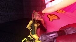 1boy 1girls 3d alternate_costume animated blonde_hair blowjob blue_eyes bodysuit deepthroat double_penetration fellatio female garry's_mod golden_bodysuit hands-free hands_behind_back head_grab hyperweedtumblespeed kneeling large_penis male mario_(series) metroid mp4 nintendo no_sound oral penetration petite ponytail pussy_training rape samus_aran short_playtime super_smash_bros. super_smash_bros._ultimate tagme throat_barrier throat_fuck vaginal_penetration video wario wario-man warioware yellow_bodysuit