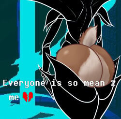 ass ass_focus december_holiday deltarune dess_holiday meme roaring_knight sketch undertale undertale_(series)