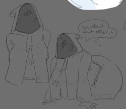 ass ass_bigger_than_head ass_focus beryl_(look_outside) big_ass big_butt big_thighs booty butt butt_focus cloak clothed clothing female female_only hips hips_wider_than_shoulders hood hood_up hooded hooded_cloak hoodie look_outside multiple_poses multiple_views robe shadow smile suggestive thicc thick thick_ass thick_butt thick_hips thick_legs thick_thighs thighs thighs_bigger_than_head