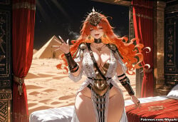 1girl ai_assisted ai_generated augusta_(wuthering_waves) bracelet breasts cleavage closed_eyes collarbone column curtains curvaceous curvy curvy_female curvy_figure dress earrings female groin indoors jewelry large_breasts long_hair miyuai necklace night no_panties open_mouth orange_hair pelvic_curtain pillar smile solo standing thick thick_ass thick_butt thick_hips thick_legs thick_thighs voluptuous voluptuous_female watermark wavy_hair wide_hips wide_thighs wuthering_waves