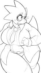 alphys_(undertale) big_ass glasses huge_ass undertale undertale_(series)