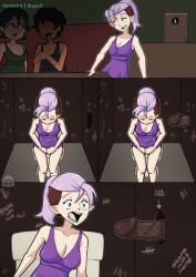 amity_blight bathroom big_penis dark-skinned_male dark_skin disney dyed_hair glory_hole huge_cock ikuer7 imminent_oral imminent_sex light-skinned_female light_skin looking_at_penis luz_noceda medium_breasts ponytail purple_hair surprised tagme the_owl_house veiny_penis