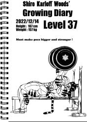 abs e19700 female hair muscular muscular_arms muscular_female muscular_legs muscular_thighs tail weights