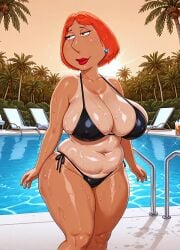 ai_generated bikini chubby family_guy huge_breasts lois_griffin thick_thighs