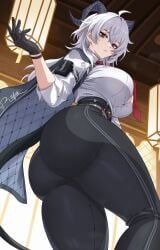 1girls 2020s 2026 2d 2d_(artwork) 2d_artwork 4_fingers 5_fingers artist_name artist_signature ass belt belt_buckle big_ass big_boobs big_breasts big_butt big_hips big_thighs big_tits big_titties boobs bottom_view bow_tie bowtie breasts butt button_down_shirt button_gap buttons clothed clothed_female clothes cropped_legs curved_horn curved_horns curvy curvy_body curvy_female curvy_figure curvy_thighs detailed_background digital_drawing_(artwork) digital_media digital_media_(artwork) ear_piercing ear_ring earrings ears eyebrows eyelashes eyes eyes_open female female_focus female_only fingers girl glove gloved_hands gloves hips horn horned_humanoid horns humanoid kuro_games lantern lanterns large_ass large_butt light-skinned_female light_skin light_skin_female light_skinned long_hair long_hair_female long_tail looking_at_viewer looking_down looking_down_at_viewer multicolored_hair no_dialogue non-human red_eyes red_eyes_female sexually_suggestive sexy sexy_body sexy_female slim slim_female slim_girl string_rafart suggestive suggestive_look tail text thick_thighs thighs tight_clothes tight_clothing tight_pants tits two-tone_hair video_game video_game_character video_game_franchise video_games voluptuous voluptuous_body voluptuous_female watermark white_hair white_hair_female wide_thighs wuthering_waves zani_(wuthering_waves)
