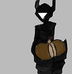 ass ass_focus december_holiday deltarune dess_holiday meme roaring_knight sketch undertale undertale_(series)