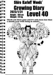 abs e19700 female hair muscular muscular_arms muscular_female muscular_legs muscular_thighs tail