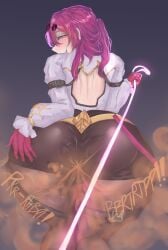 1girl 1girls big_ass big_butt big_thighs fart fart_cloud fart_everywhere fart_torture farting farting_on_face farts honkai:_star_rail huge_ass huge_butt huge_thighs kafka_(honkai:_star_rail) latex latex_clothing melonarts2_(artist) rope smile smiley_face