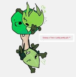 1girl2boys 2026 2boy1girl 2boys1girl 2boys1girls battle_for_bfb battle_for_bfdi battle_for_dream_island battle_for_dream_island_again bfb bfdi bfdia blowjob blush blush_lines blushing blushing_female blushing_male cum dominant dominant_male domination drool drooling female/male/male grassy_(bfdi) jacknjellify leafy_(bfdi) male/male/female object_show object_show_community object_shows osc penetration tagme tentacle_penis the_power_of_two threesome tpot tree_(bfdi) white_background