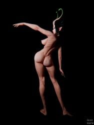 3d 3d_(artwork) dexit_nsfw female female_only mantis mantis_(marvel_rivals) marvel marvel_rivals naked naked_female pinup pose