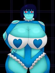 big_breasts breasts cosplay deltarune front_view human kris_(deltarune) kris_female_(deltarune) looking_at_viewer rainbow_mika rainbow_mika_(cosplay) rule_63 steamyfur street_fighter undertale