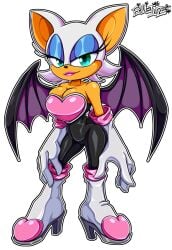 1girls anthro anthro_female bat big_breasts breasts cleavage emil-inze female female_anthro furry furry_female large_breasts latex mobian_(species) render rouge_the_bat sega smile solo sonic_(series) sonic_adventure_2 sonic_the_hedgehog_(series)