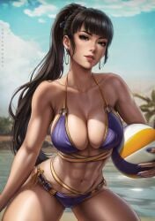 1girls abs ass athletic_female bed bedroom big_ass big_breasts black_hair breasts brown_eyes dandon_fuga eve_(stellar_blade) female fit_female full_lips leotard leotard_pull light-skinned_female long_hair looking_at_viewer mature_female navel playstation ponytail shift_up slim_waist solo spread_legs stellar_blade stomach tagme thick_lips thick_thighs toned variant_set wide_hips x_pasties