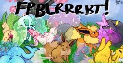 anus bubble eevee eeveelution espeon fart fart_cloud fart_fetish female feral flareon generation_1_pokemon generation_2_pokemon generation_4_pokemon generation_6_pokemon genitals glaceon group hi_res jolteon leafeon melody_(artist) nintendo onomatopoeia pawpads paws pokemon pokemon_(species) pussy ribbons_(anatomy) sound_effects sylveon tail text umbreon vaporeon vulva