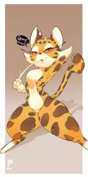 anthro countershading ear eyes eyeshadow face fur furmeta furry kneeling leopard pantherine spotted tail thick thighs yellow