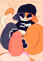 4_toes absurd_res ambiguous_gender anthro ass balls barefoot beanie bodily_fluids calico_cat canid canine claws clothed clothing digital_media_(artwork) domestic_cat duo epic_games erection feet felid feline felis female fennix_(fortnite) foot_fetish foot_focus foot_play footjob fortnite fox fur genital_fluids genitals half-closed_eyes hat headgear headwear hi_res hindpaw humanoid_genitalia humanoid_penis looking_at_viewer male male/female mammal masturbation meow_skulls narrowed_eyes orange_body orange_fur pawpads paws penis piercing plantigrade precum red_fox sex simple_background smile soles sweat sweatdrop tail text toe_claws toes topwear true_fox white_body white_fur winteriris42