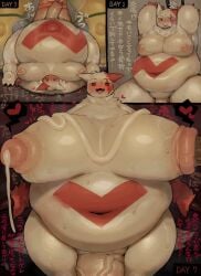 anal anal_sex anthro big_nipples big_penis blush duo erection generation_3_pokemon genitals heart_eyes heart_symbol hi_res huge_cock huge_nipples hyper hyper_moobs hyper_nipples male male/male male_penetrated male_penetrating male_penetrating_male nintendo nipple_fetish nipple_penetration nipple_play nipples nude obese overweight overweight_male penetration penile penile_penetration penis penis_in_ass pokemon pokemon_(species) sex syuro thick_penis thick_thighs white_body zangoose
