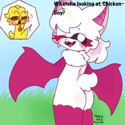 1boy 1boy1girl 1girls 2025 2025s 2d 2d_(artwork) 2d_artwork anthro anthro_female anthro_male anthro_only anthrofied ass avian avian_humanoid back_view bat bat_ears bat_girl bat_wings big_ass big_butt bird black_eyes black_sclera blue_sky blush butt chiropteran chiropteran_humanoid critters_(poppy_playtime) dialogue digital_art digital_drawing digital_drawing_(artwork) digital_media digital_media_(artwork) digital_painting digital_painting_(artwork) erect_penis erection erection_under_clothes erection_under_clothing feather_hair feathers female female_anthro furry furry_female furry_male furry_only grass_field hair kickinchicken kickinchicken_(poppy_playtime) light long_ears male male_anthro membrane_(anatomy) membranous_wings mob_entertainment mob_games nightmare_critters no_humans no_sex one_eye_closed penis pink_legs pink_wings ponytail popped_collar poppy_playtime poppy_playtime_(chapter_3) poppy_playtime_(chapter_4) pupils rabie_baby_(poppy_playtime) sharp_teeth shocked smiling_critters star_(symbol) star_necklace star_pendant tail teasing text text_box throbbing_penis tongue tongue_out vampire_bat video_games white_body white_eyes white_fur white_hair white_pupils white_tail wings wink winking winking_at_viewer yellow_body yellow_feathers yellow_hair yellow_tail