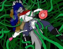absurd_res anal anal_sex anthro anus belt big_breasts black_boots black_clothing black_footwear blue_bottomwear blue_clothing blue_hair blue_jeans blue_pants blush blush_lines bodily_fluids bodily_fluids_from_ass bodily_fluids_in_pussy boots bottomwear breasts brown_clothing brown_jacket brown_topwear canid canine canis clothed clothing clothing_lift cum cum_in_ass cum_in_vagina cum_inside cumshot denim denim_bottomwear denim_clothing ejaculation enjoying female footwear fur genital_fluids genitals green_eyes grey_body grey_fur hair happy happy_sex heart_symbol hi_res holding_breast impregnation inflation inflation jacket jeans lactating long_hair male male/female mammal nipple_fetish nipple_play nipple_suck nipple_suckers nipples pants penetration penis_tentacles pink_nipples red_clothing red_shirt red_topwear reena_dreamer sex shirt shirt_lift shoes smug smug_face smug_grin solo sperm_cell steam steamy_cum sucking swelling tentacle tentacle_around_arm tentacle_around_breast tentacle_around_leg tentacle_in_ass tentacle_in_vagina tentacle_penetration tentacle_sex tentacle_trap topwear torn_clothing trapped vaginal_penetration vaginal_penetration vulva watermark wolf