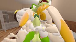 3d amateur_artist cream_the_rabbit crocodile mother_and_daughter rabbit sfm silverknight395 sonic_(series) sonic_the_hedgehog_(series) source_filmmaker tagme vanilla_the_rabbit vector_the_crocodile