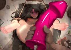 ass_in_air black_hair black_hair_female bleeding_from_pussy blue_eyes blush bondage breasts bruise bruised_breast brutal_rape cum cum_in_pussy dildo electric_dildo fate/stay_night fate_(series) female_pubic_hair gaping_pussy long_hair_female lot_of_cum medium_breasts mosaic_censoring pale_nipples pink_nipples pubic_hair pubic_stubble purple_breasts pussy restrained rope rope_bondage semen shitappa0120 sole_female tally_marks teenage_girl teenager violence violent_rape