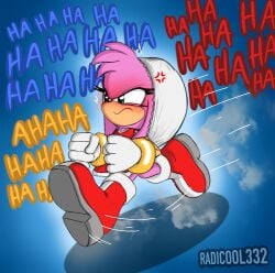 amy_rose atomic_wedgie frilly_panties knuckles_the_echidna panties radicool332 sonic_(series) sonic_the_hedgehog tails_the_fox wedgie white_panties