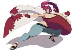 1girls curvy female huge_breasts long_hair rodgewp tagme under_night_in-birth yuzuriha_(under_night_in-birth)