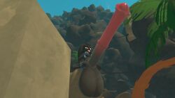 balls bridge dinwar hobkin hyper hyper_balls hyper_penis mountain peak peak_(video_game) penis small_but_hung video_games vrchat