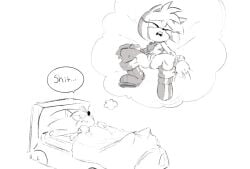 amy_rose breasts dream female male pussy second-party_source sleeping sonic_(series) sonic_the_hedgehog thought_bubble