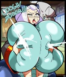 big_breasts breasts enjoying enormous_breasts huge_breasts lactation milk milking osha_(zoruadrawsstuff) tagme zor_(zoruadrawsstuff)