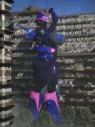 arcee big_breasts breasts cleavage female huge_breasts macro nipples qzk_forte tagme thick_thighs transformers wide_hips