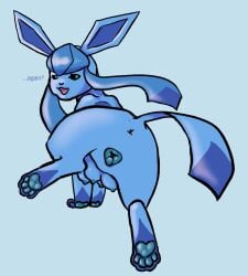 animal_genitalia breasts eeveelution feet female feral fogcloud foot_focus gaping gaping_vagina generation_4_pokemon genital_focus genitals glaceon hi_res nintendo pawpads paws pokemon pokemon_(species) questionable_consent sagging_breasts scared solo solo_focus teats tired vulva vulva_focus worried