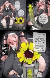1girls breasts dialogue ethereal_(zenless_zone_zero) female huge_breasts josebonn large_breasts nicole_demara nun text voluptuous zenless_zone_zero
